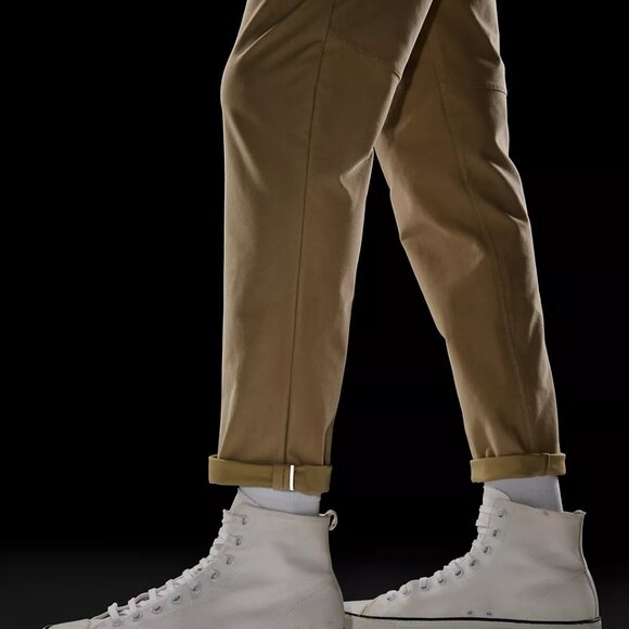 LULULEMON ABC Slim-Fit 5 Pocket Khaki Pant Warpstreme Wrinkle Resistant 34 - Picture 3 of 16